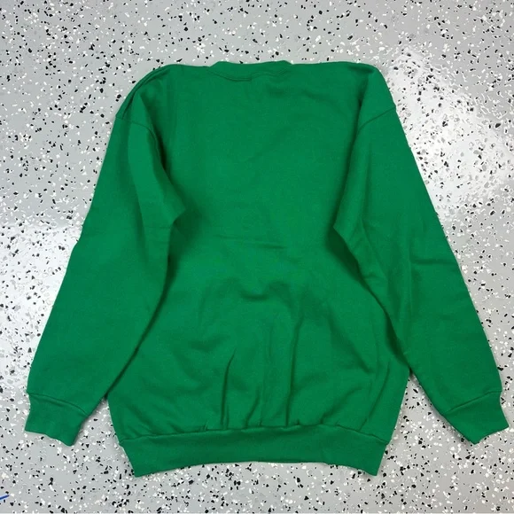 Tultex Green XL Rocking Horse Ugly Christmas Holiday Sweater Sweatshirt - Picture 14 of 15